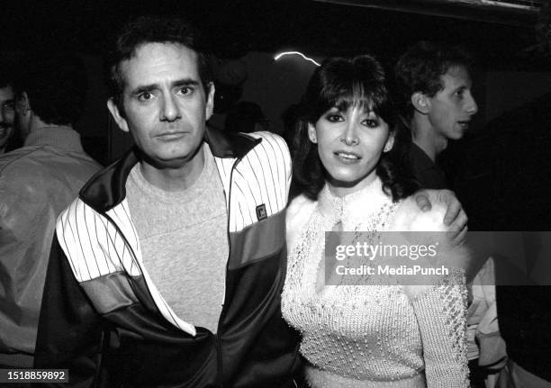 Richard Kline and Sandy Molloy at the opening night party for How I Got That Story in Hollywood, California on March 12, 1983