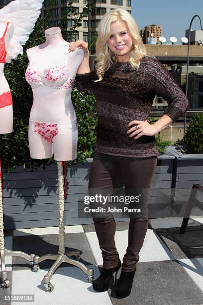 Actress Megan Hilty attends the Victoria's Secret Fashion Week Suite at The Empire Hotel - Day 3 on September 12, 2012 in New York City.