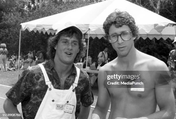 Timoth Van Pattern Timothy Van Patten and Ken Michelman at a Special Olympics event at ...