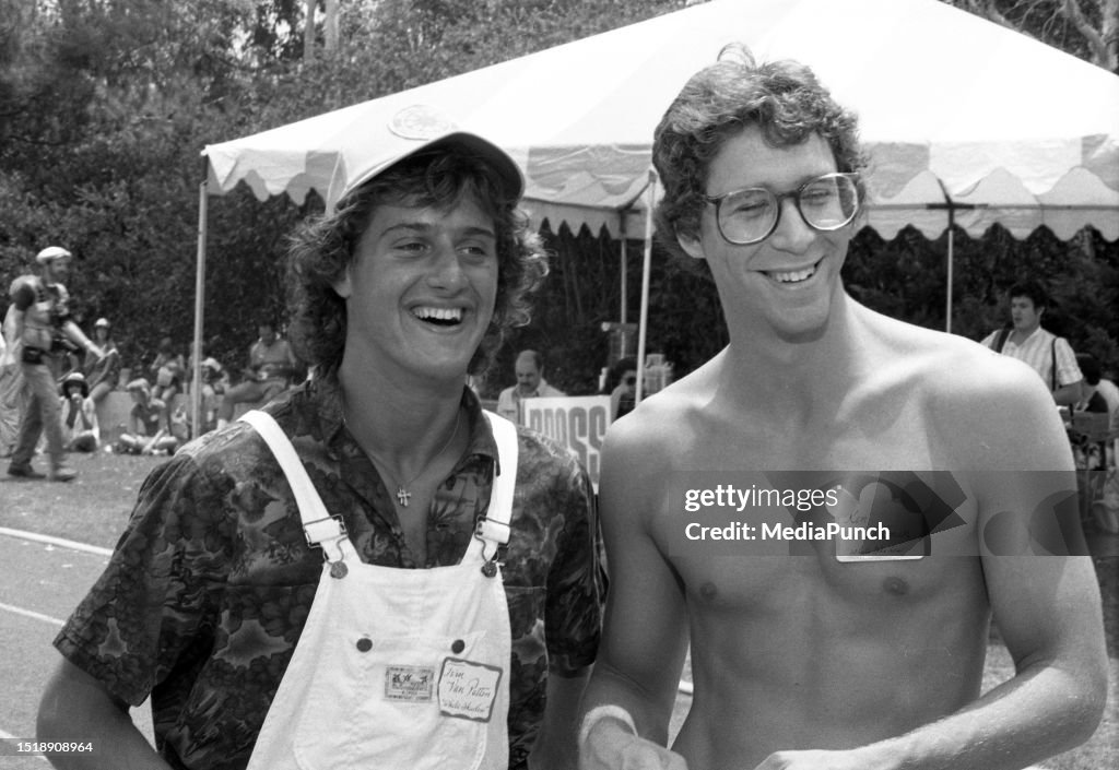 Timoth Van Pattern Timothy Van Patten and Ken Michelman at a Special Olympics event at ...