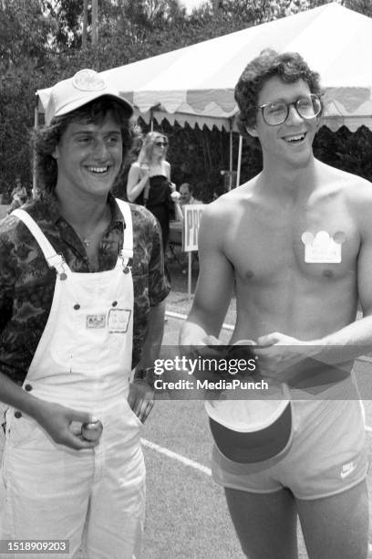 Timoth Van Pattern Timothy Van Patten and Ken Michelman at a Special Olympics event at ...