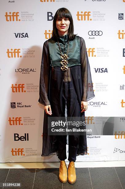Actress Nathalia Acevedo attends the "Post Tenebras Lux" premiere during the 2012 Toronto International Film Festival at the TIFF Bell Lightbox on...