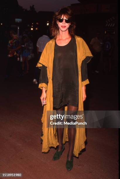 Carrie Hamilton at The Who Concert Performance on August 24, 1989 at the Universal Ampitheater in Universal City, California.