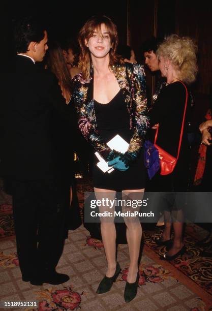 Carrie Hamilton at the 34th annual Thalians Ball at the Century Plaza Hotel, Century City, California, October 28, 1989