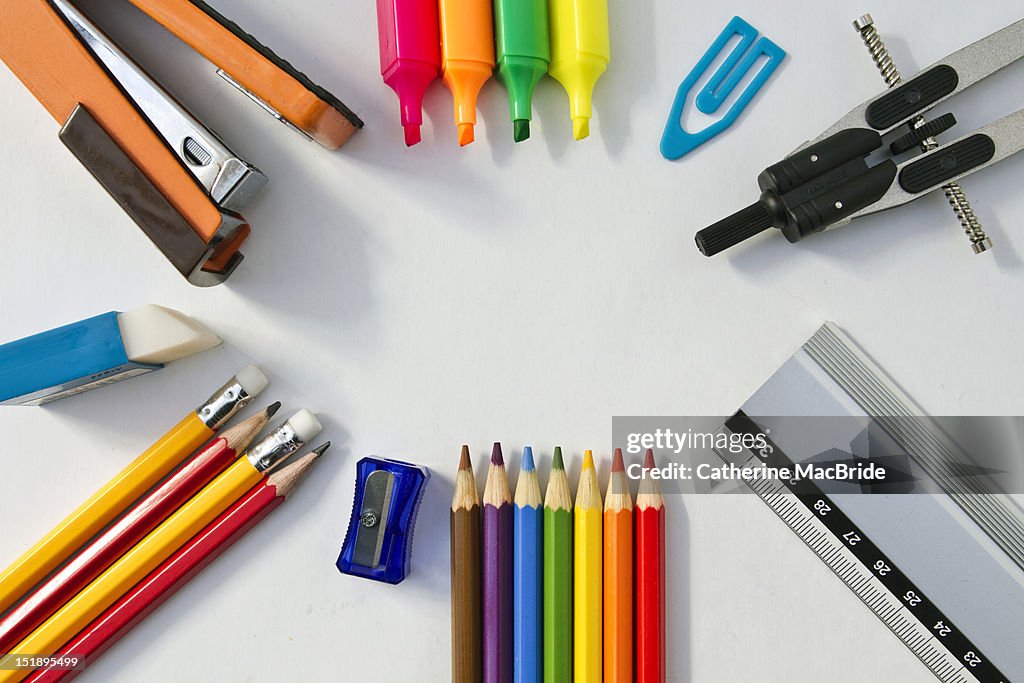 Back to school supplies