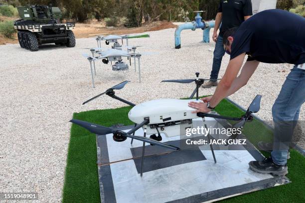 Vertical takeoff and landing micro-unmanned aerial systems , developed as military tactical mule platform and part of the "Legion-X" line of robotic...