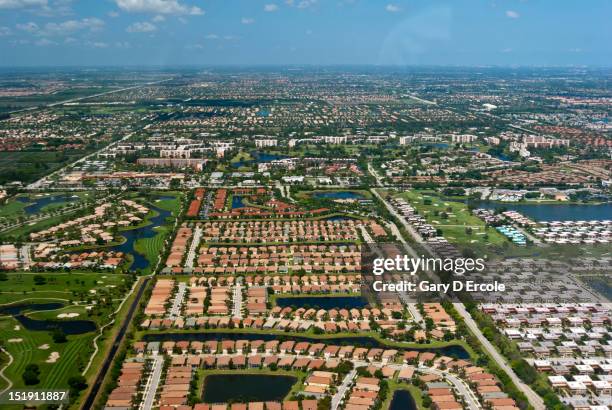 florida from the air - ボカラトン ストックフォトと画像