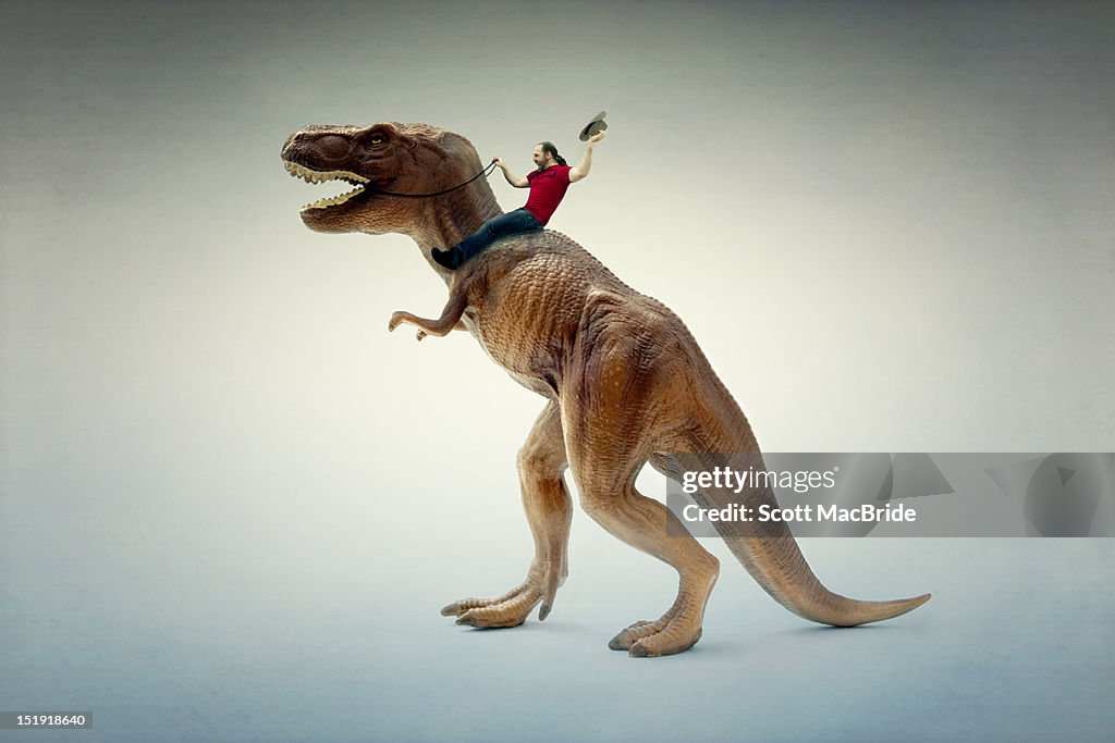 Dinosaur rider