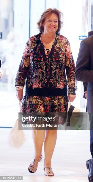 Gina Rinehart arrives at an event on October 21, 2016 in Perth, Australia.