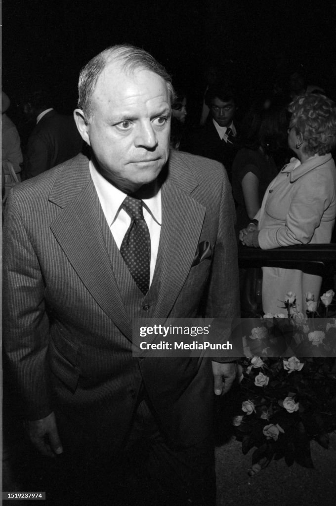 Dawn Rickels Don Rickles at the funeral for Jimmy Durante on January 31, 1980 at ...