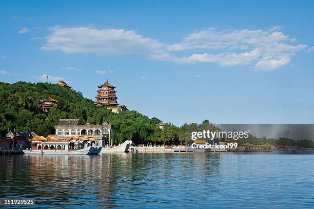 summer palace (beijing) - sommarpalatset peking bildbanksfoton och bilder