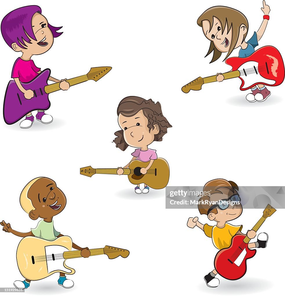 Kids Rocking out