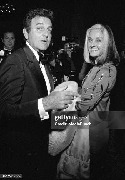 Mike Connors and wife Marylou Connors Circa 1980's