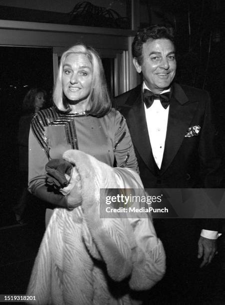 Mike Connors and wife Marylou Connors Circa 1980's