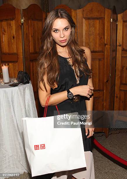 Model Liliana Nova attends The Novak Djokovic Foundation's inaugural dinner at Capitale on September 12, 2012 in New York City.