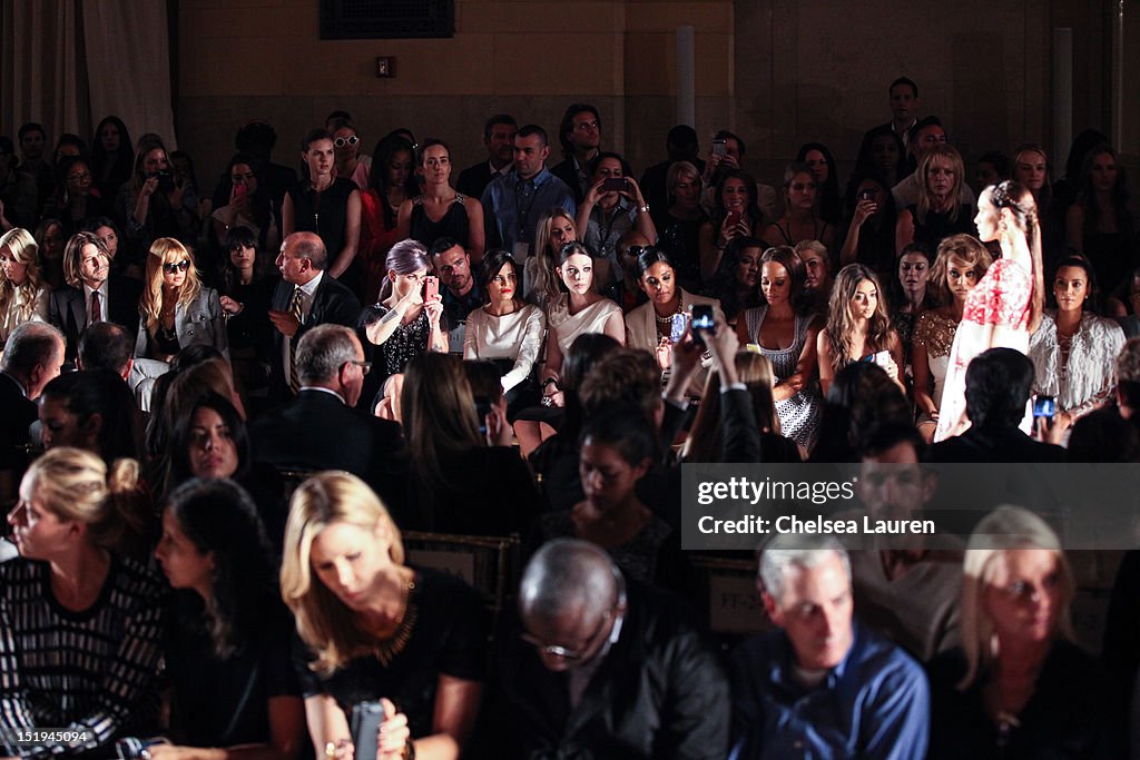 Marchesa - Front Row - Spring 2013 Mercedes-Benz Fashion Week