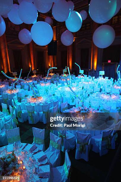 General view of atmosphere at The Novak Djokovic Foundation's inaugural dinner at Capitale on September 12, 2012 in New York City.