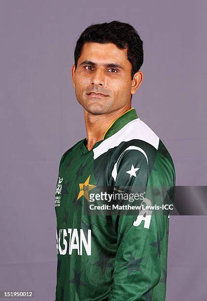 Abdul Razzaq of Pakistan pictured during a Pakistan Portrait Session ahead of the ICC T20 World Cup at the Cinnamon Grand Hotel on September 13, 2012...