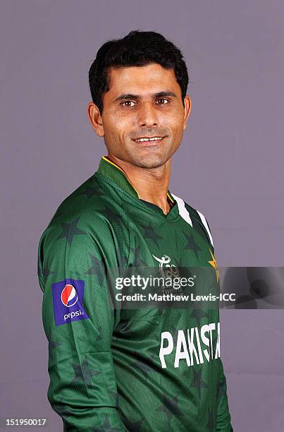 Abdul Razzaq of Pakistan pictured during a Pakistan Portrait Session ahead of the ICC T20 World Cup at the Cinnamon Grand Hotel on September 13, 2012...