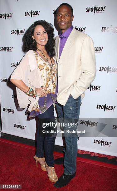 Actress Suzan Brittan Gault and Willie Gault attend SPOILED! Children's Fashion Show at Sur Restaurant on September 12, 2012 in Los Angeles,...
