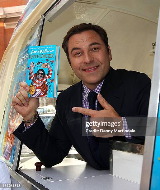 David Walliams launches his new children's book 'Ratburger' at Cadogan Hall on September 13, 2012 in London, England.
