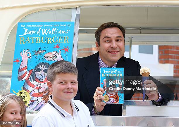 David Walliams launches his new children's book 'Ratburger' at Cadogan Hall on September 13, 2012 in London, England.