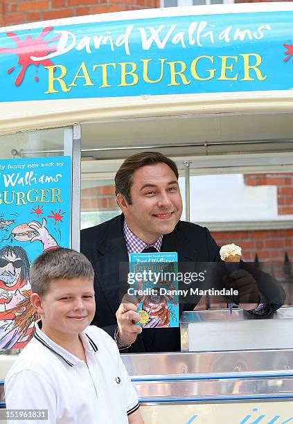 David Walliams launches his new children's book 'Ratburger' at Cadogan Hall on September 13, 2012 in London, England.