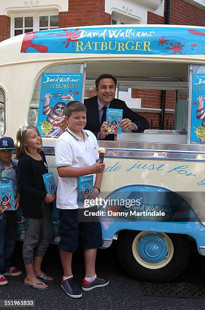 David Walliams launches his new children's book 'Ratburger' at Cadogan Hall on September 13, 2012 in London, England.