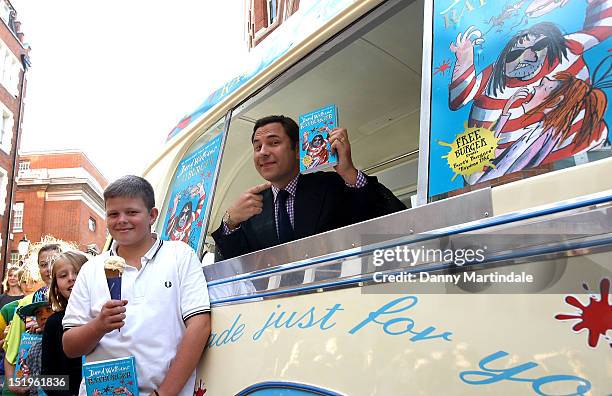 David Walliams launches his new children's book 'Ratburger' at Cadogan Hall on September 13, 2012 in London, England.