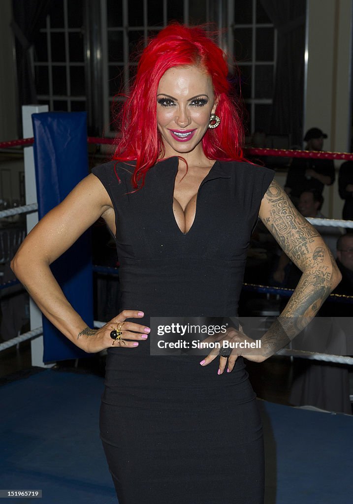 Jodie Marsh Hosts Queen Of The Ring 2012