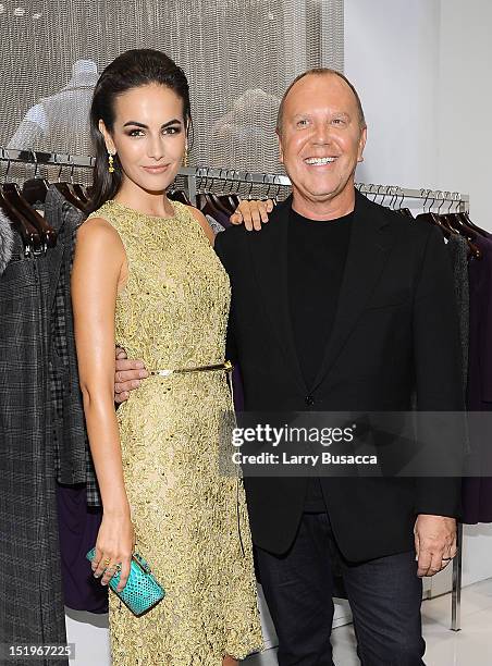Actress Camilla Belle and designer Michael Kors attend Kors Collaborations: Claiborne Swanson Frank on September 13, 2012 in New York City.