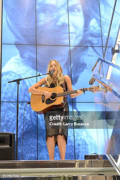 Jessi Adele performs at Kors Collaborations: Claiborne Swanson Frank on September 13, 2012 in New York City.