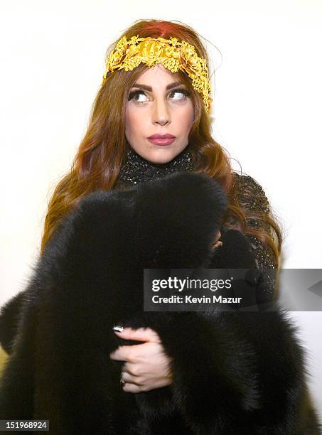 Lady Gaga attends the Lady Gaga "Fame" Eau de Parfum Launch Event at the Guggenheim Museum on September 13, 2012 in New York City.