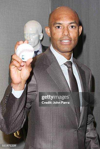 Mariano Rivera attend the Bloomingdale's 59th Street and Canali welcome Mariano Rivera in support of the Mariano Rivera Foundation at Bloomingdale's...