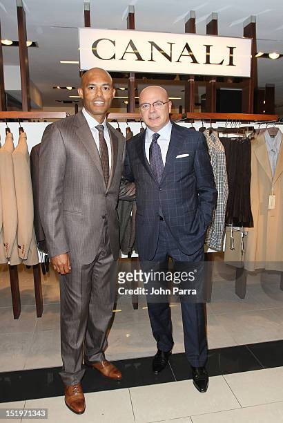 Mariano Rivera attend Bloomingdale's 59th Street and Canali welcome Mariano Rivera in support of the Mariano Rivera Foundation at Bloomingdale's 59th...