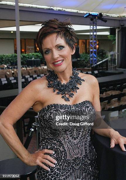 YouTube celebrity designer Rebecca Robeson poses before hosting the sixth annual Designer Runway event on September 13, 2012 in Laguna Niguel,...