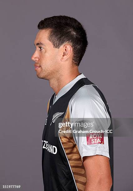 New Zealand's captain Ross Taylor poses during a portrait session ahead of the ICC T20 World Cup on September 14, 2012 in Colombo, Sri Lanka.