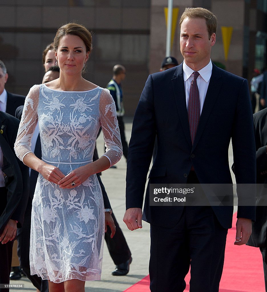 The Duke And Duchess Of Cambridge Diamond Jubilee Tour - Day 4