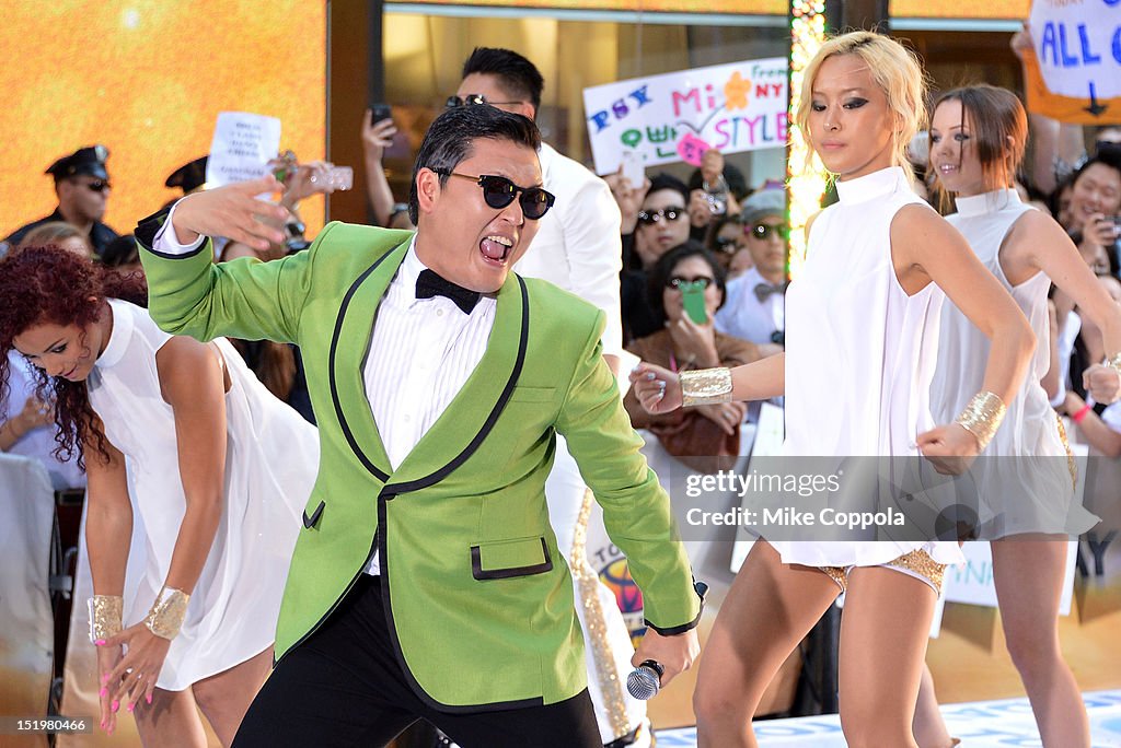 Psy Performs On NBC's "Today"