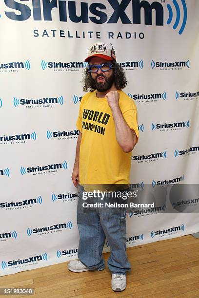 Judah Friedlander visits the SiriusXM Studios on September 14, 2012 in New York City.