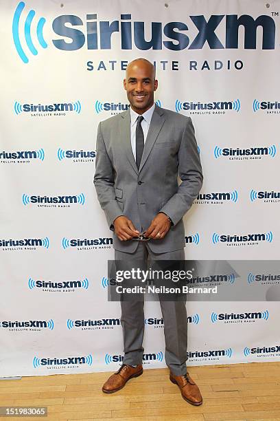 Actor Boris Kodjoe visits the SiriusXM Studios on September 14, 2012 in New York City.