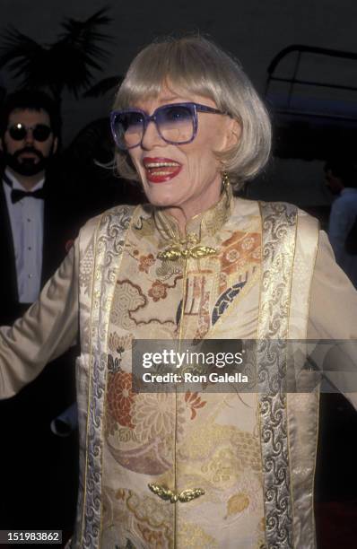 Eve Arden attends Warner Bros Studios Rededication Gala on June 2, 1990 in Burbank, California.