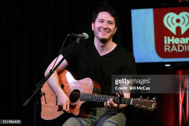 Adam Young of Owl City performs at the Q102 iHeartRadio Performance Theater September 14, 2012 in Bala Cynwyd. Pennsylvania.
