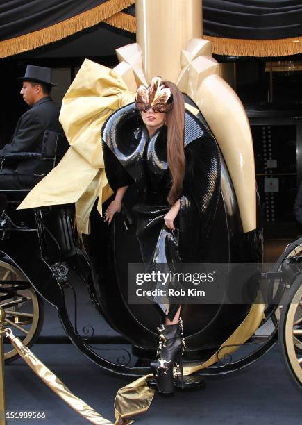 Lady GaGa attends Lady GaGa "Fame" Perfume Launch on September 14, 2012 in New York, United States.