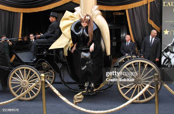 Lady GaGa attends Lady GaGa "Fame" Perfume Launch on September 14, 2012 in New York, United States.