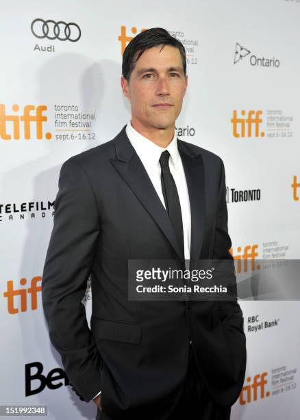 Actor Matthew Fox attends "Emperor" premiere during the 2012 Toronto International Film Festival at Roy Thomson Hall on September 14, 2012 in...