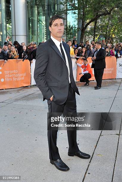 Actor Matthew Fox attends "Emperor" premiere during the 2012 Toronto International Film Festival at Roy Thomson Hall on September 14, 2012 in...