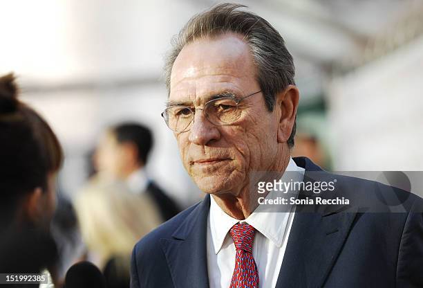 Actor Tommy Lee Jones attends "Emperor" premiere during the 2012 Toronto International Film Festival at Roy Thomson Hall on September 14, 2012 in...