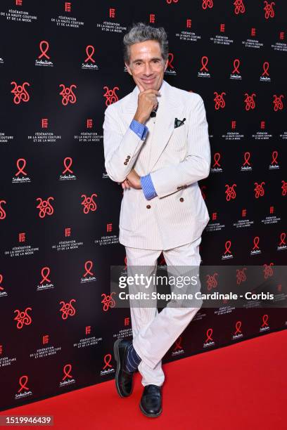 Vincent Darré attends the "Annees Palace" - 20th "Diner De La Mode" as part of Paris Fashion Week at Pavillon Cambon Capucines on July 06, 2023 in...