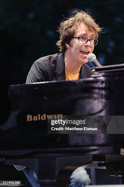 Pianist/vocalist Ben Folds of the band Ben Folds Five performs at Central Park SummerStage on September 14, 2012 in New York City.